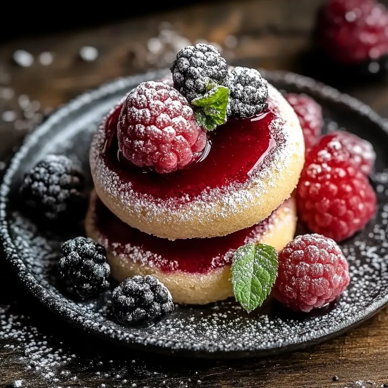 Marzipan-Himbeer-Kekse