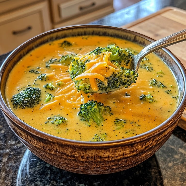 Comfort Broccoli Cheddar Soup​
