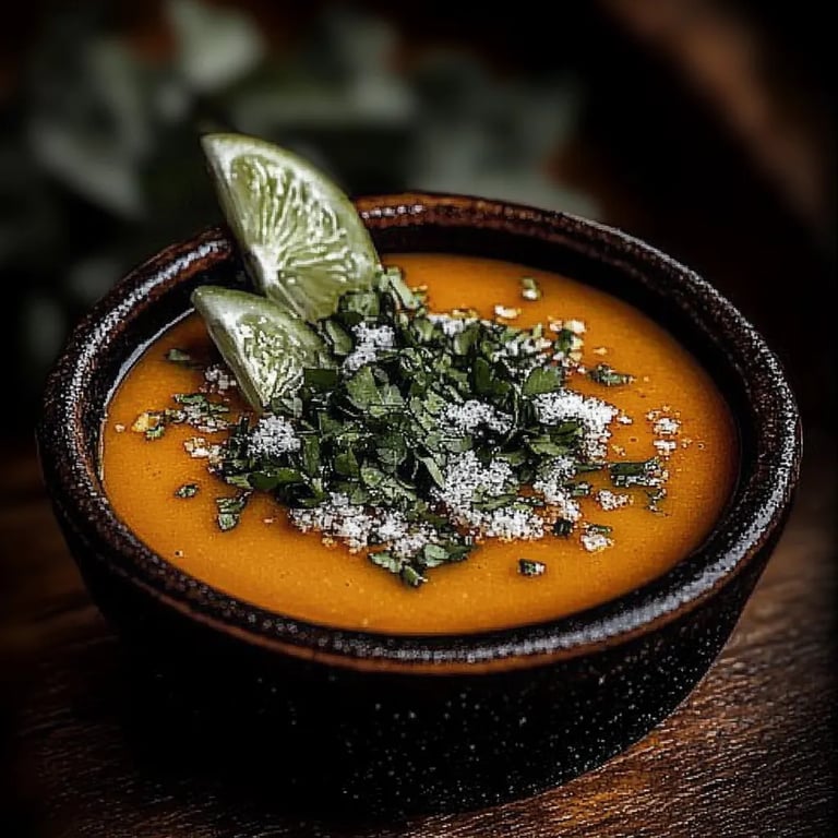 Würzige Kürbis-Linsen-Suppe