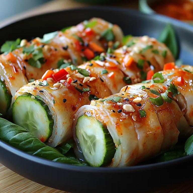 Frühlingsrollensalat mit Hähnchen: Das Unglaubliche Ultimative Rezept für 6 Personen