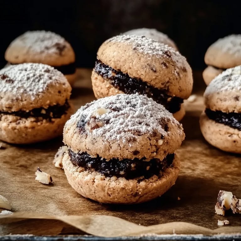 Saftige Haselnussmakronen