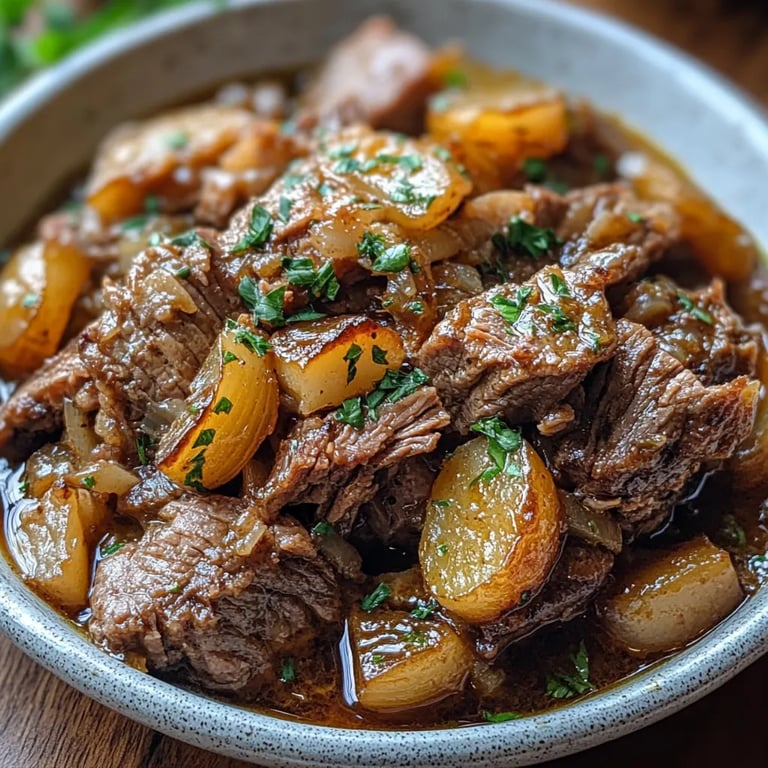 Französischer Zwiebel-Schmorbraten: Ein Unglaublich Ultimatives Rezept für jeden Anlass