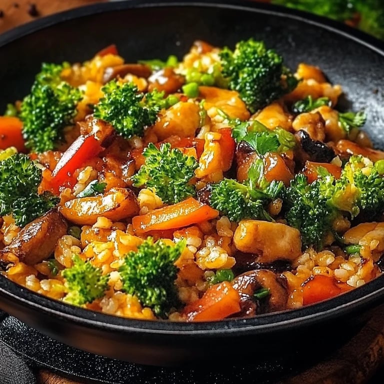 Brokkoli-Reis-Pfanne