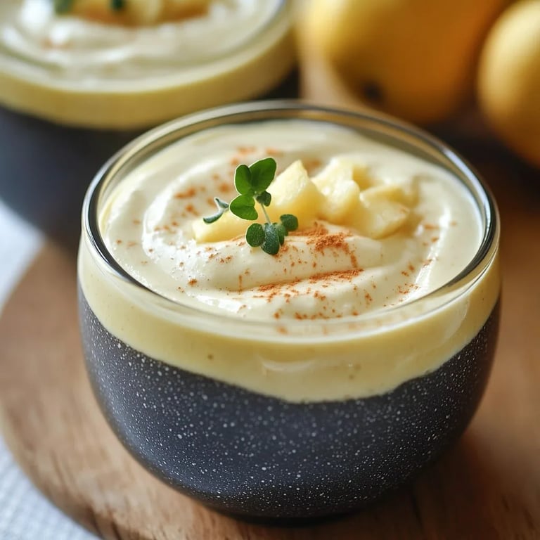 Zimtcreme mit Apfelmus