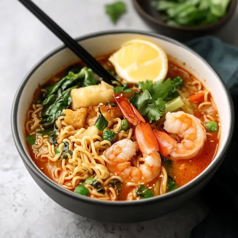 Spicy Shrimp Ramen