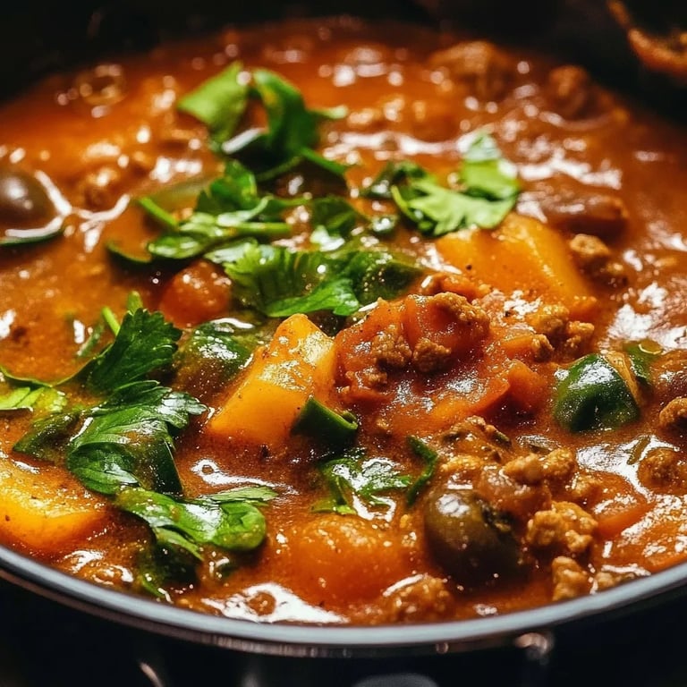 Linseneintopf mit Kürbis