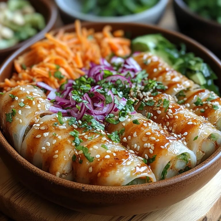 Frühlingsrollensalat mit Erdnusssauce: Ein Unglaublich Ultimatives Rezept für 5 Minuten