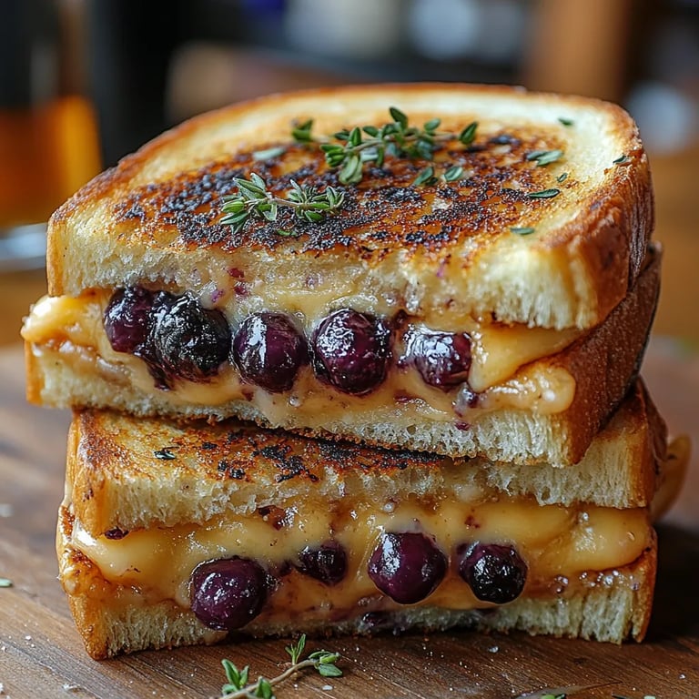 Gourmet-Blaubeer-Grilled-Cheese: Ein Unglaubliches Ultimatives Rezept für 5-Sterne-Geschmack