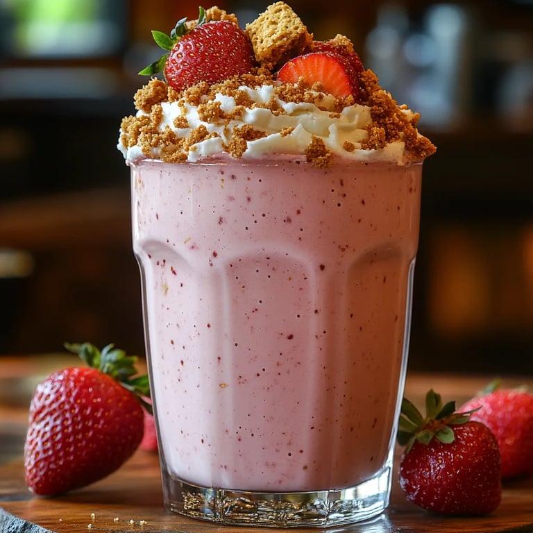 Smoothie Protéiné Shortcake à la Fraise : Une Recette Incroyable Ultime