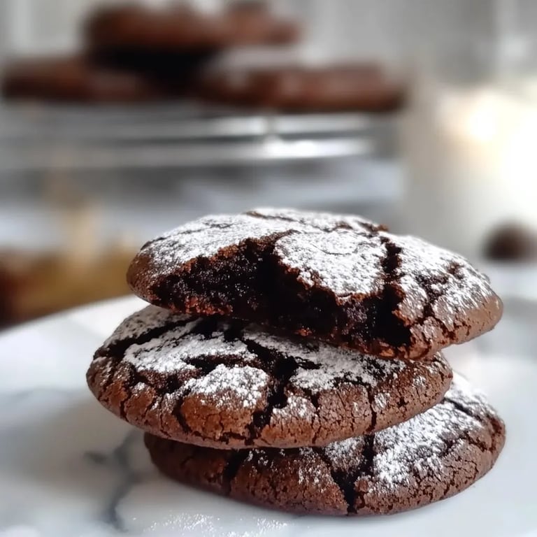 Chocolate Crinkle Cookies