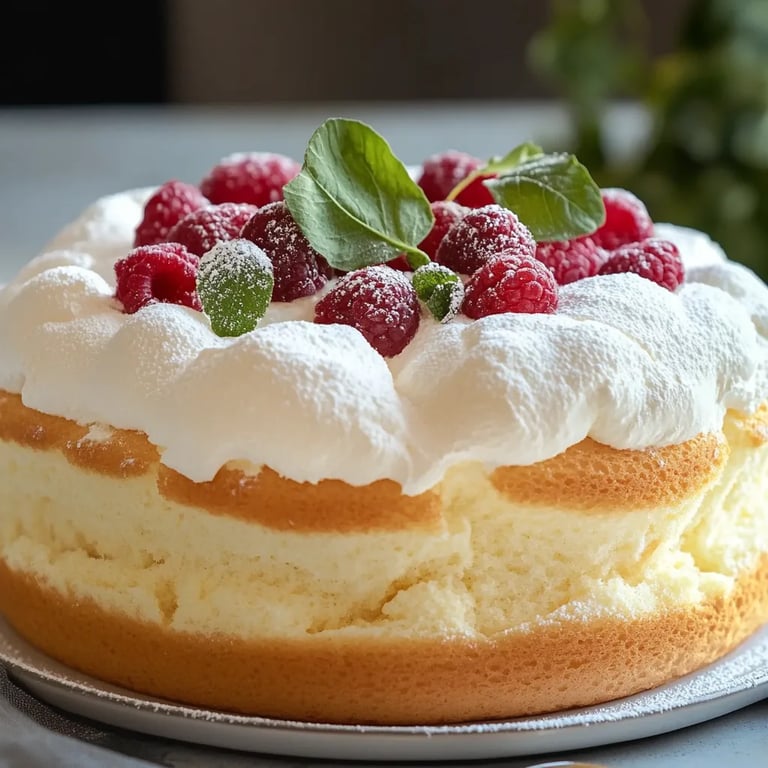 Light & Fluffy Yogurt Cloud Cake