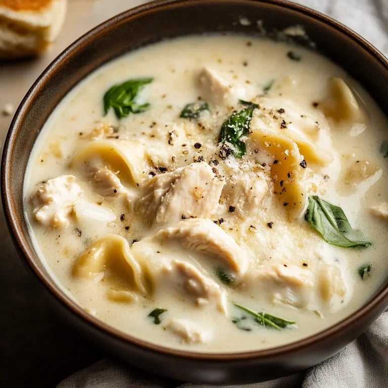 Creamy Chicken Lasagna Soup