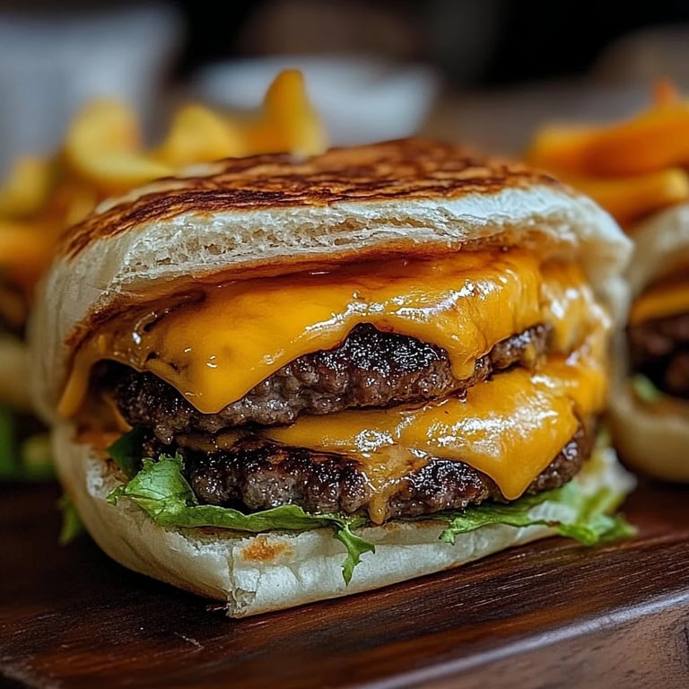 Gegrillte Cheeseburger-Wraps – Der ultimative Burger-Snack to-go!