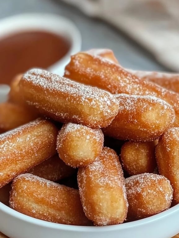 Fluffy Air Fryer Churro Bites