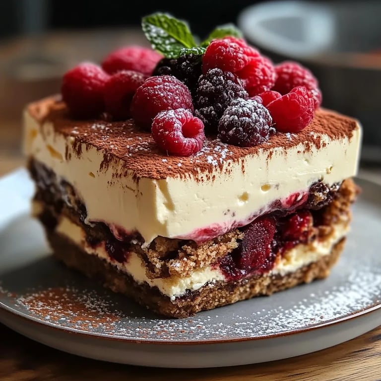 Himbeer Spekulatius Tiramisu