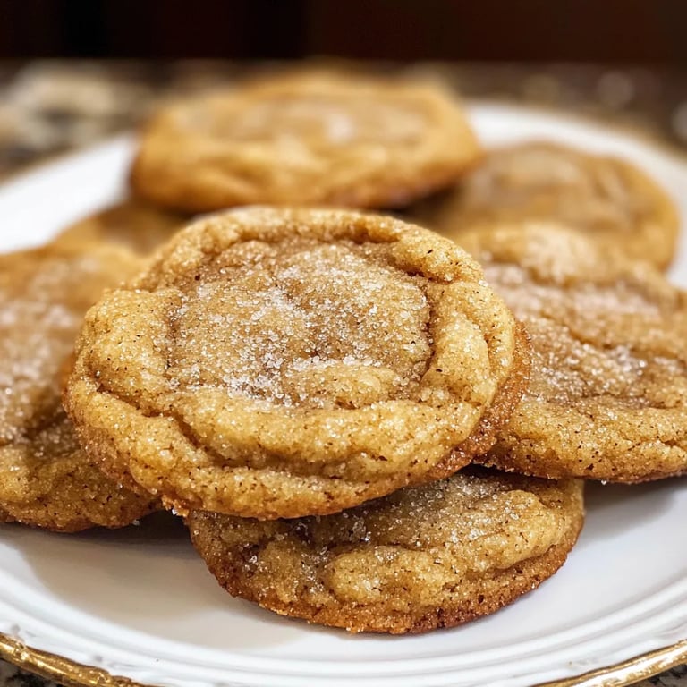 Chewy Pumpkin Snickerdoodle Cookies