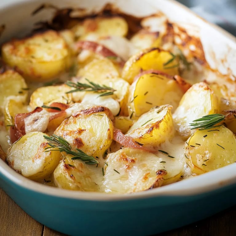 Kartoffel-Kohlrabi-Auflauf aus dem Ofen