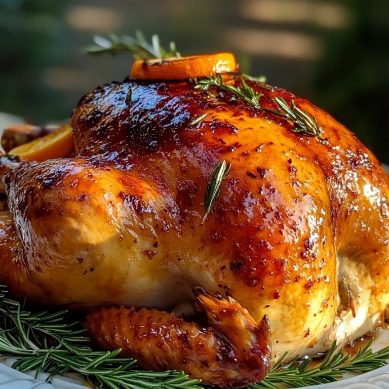 Cranberry Orange Glazed Turkey