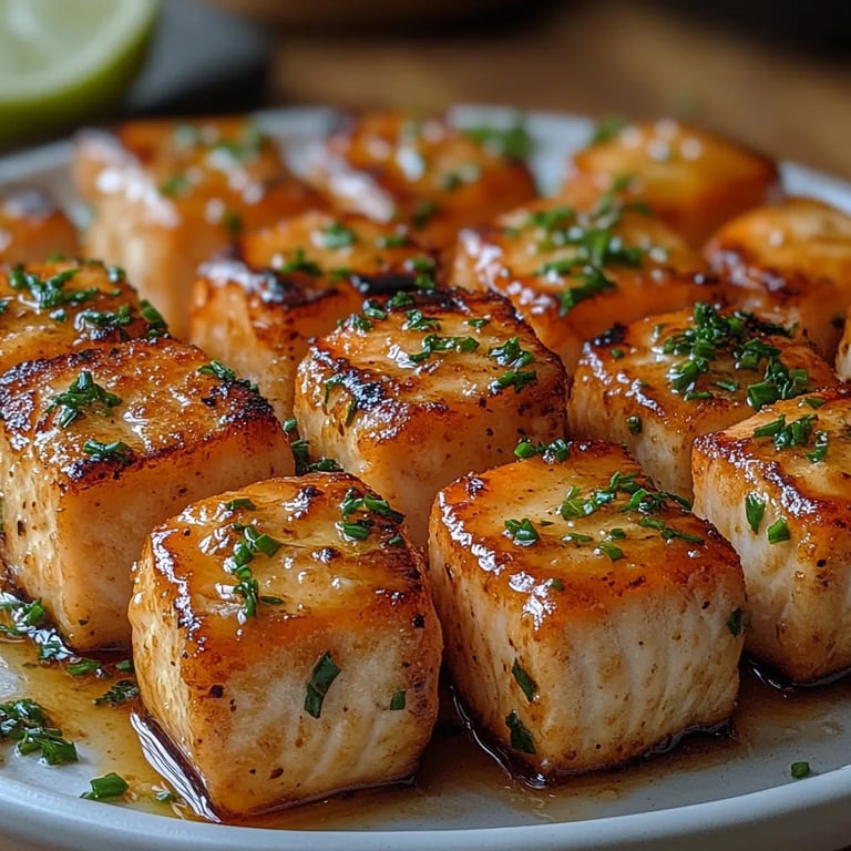 <p>Knusprige Honig-Knoblauch-Lachs-Happen aus der Heißluftfritteuse: Ein Unglaubliches Ultimatives Rezept</p>