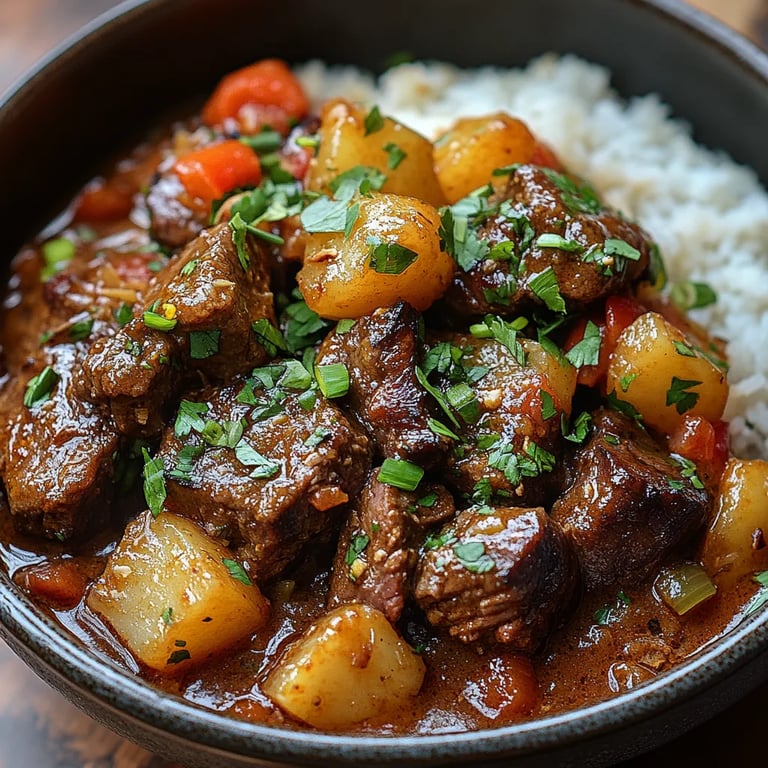 Kokosgeschmortes Rindfleisch: Ein Unglaubliches Ultimatives Rezept für 4 Personen