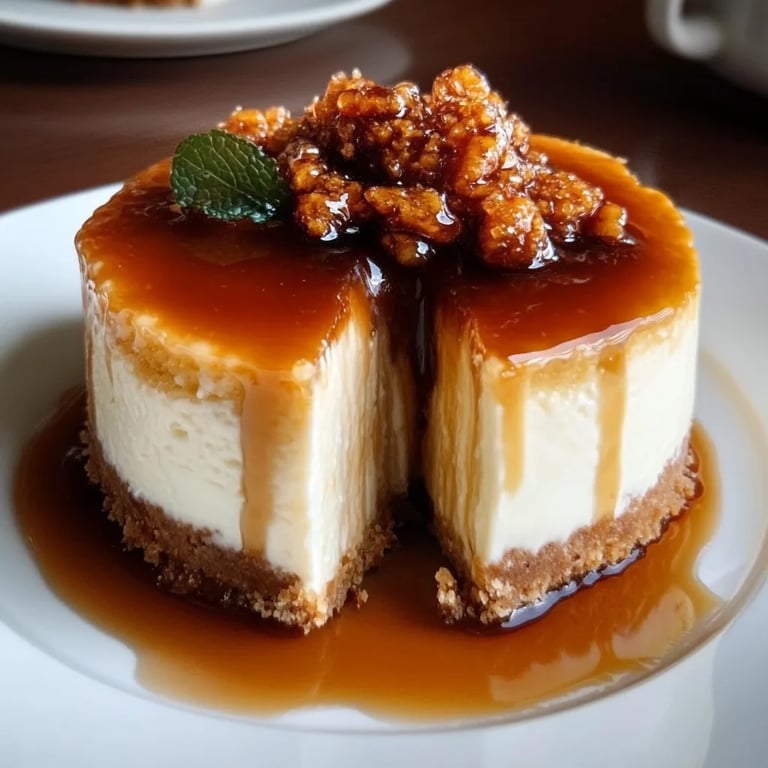 Tarta de Qeso con Caramelo Dalgona: Una Increíble Delicia Fácil