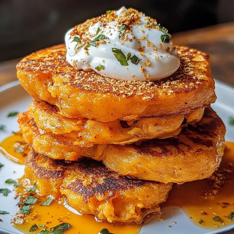 Kürbis Kartoffel Puffer