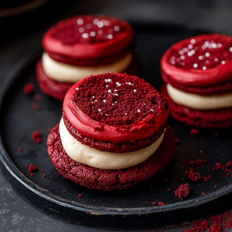 Crumbl Red Velvet Cupcake Cookies