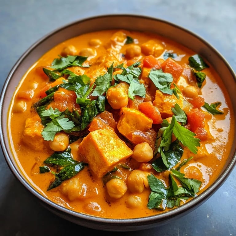 Kürbis-Kichererbsen-Curry