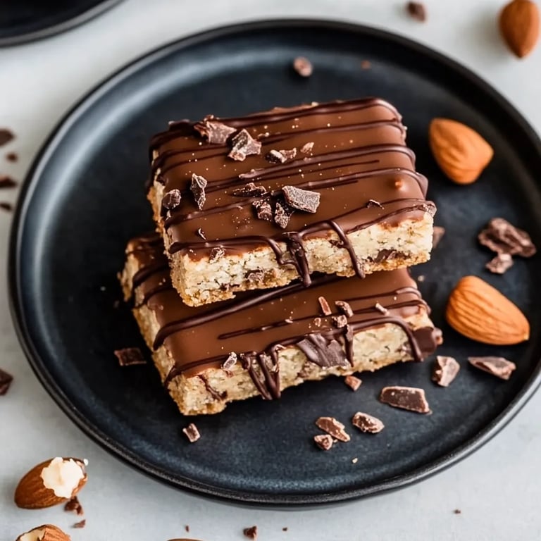 Haselnussplätzchen mit Schokolade
