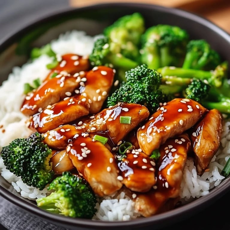 Schnelles Hähnchen-Teriyaki mit Brokkoli und Reis: Eine Unglaubliche Rezept-Essenz