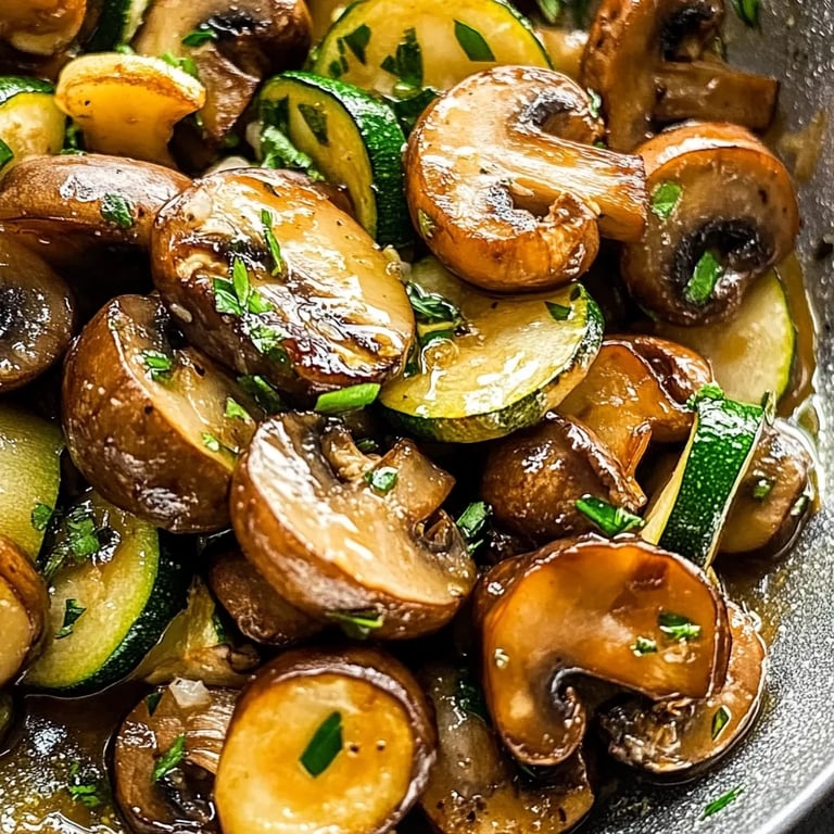 Pan-Fried Zucchini and Mushrooms: An Incredible Essential Recipe