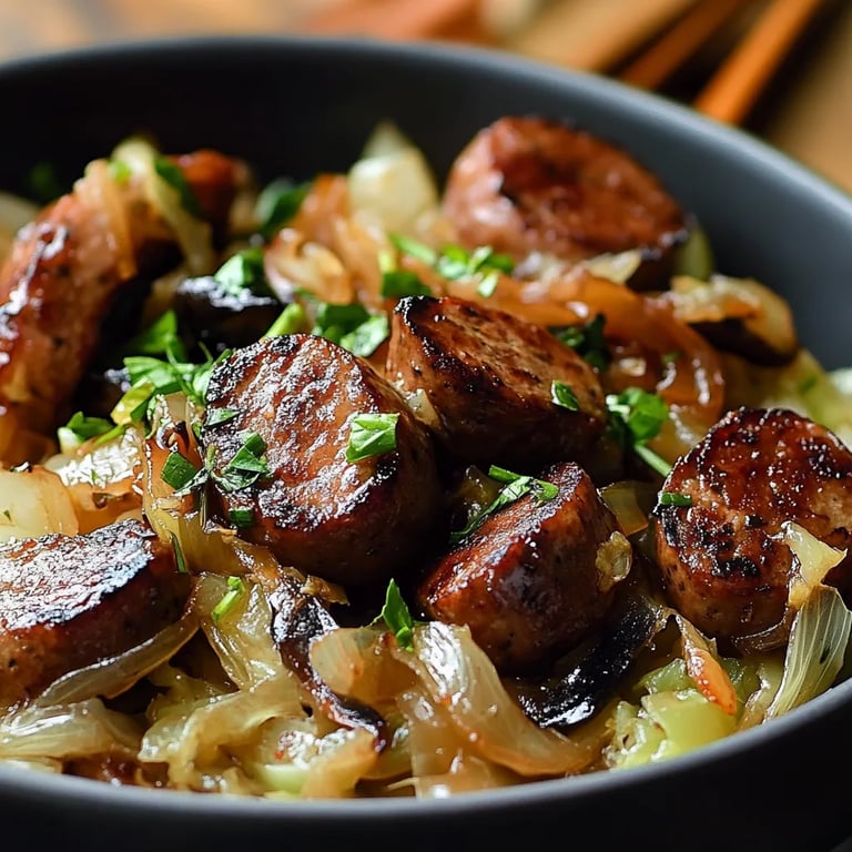 Sausage and Cabbage Stir Fry (30-Minutes)