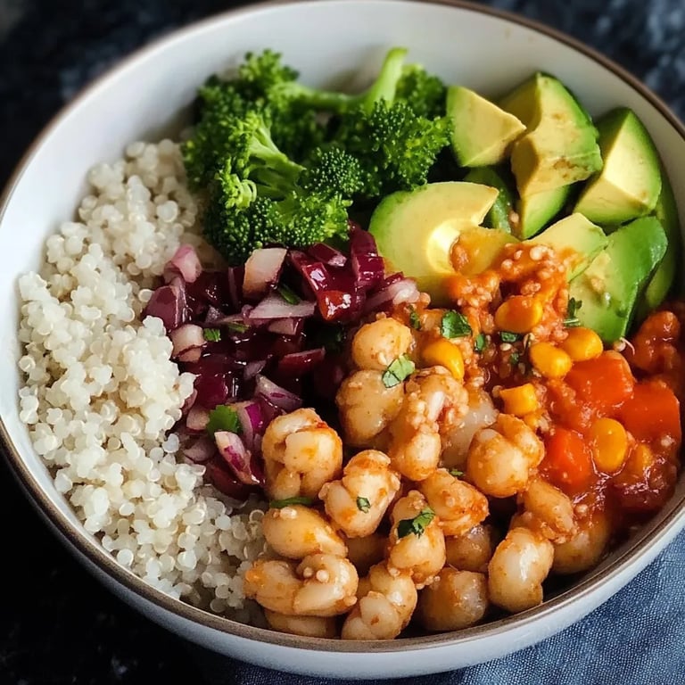 Gesunde Quinoa-Bowl