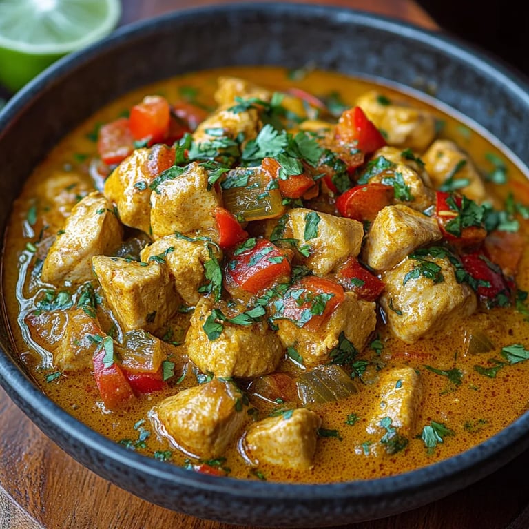 Frango ao Curry Tailandês com Coco: Uma Receita Incrível e Essencial