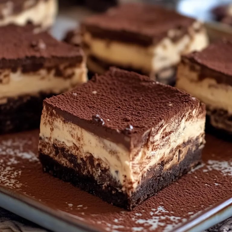 Einfaches Tiramisu-Brownies