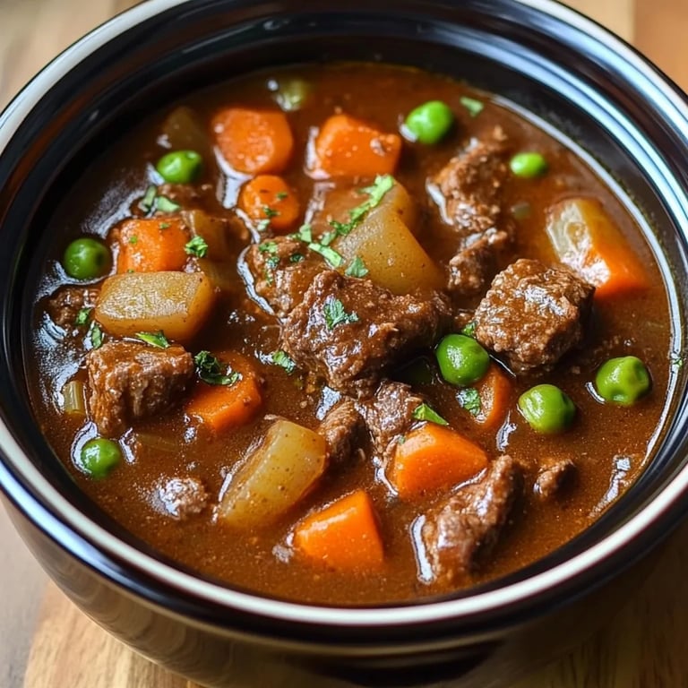 Comforting Crockpot Beef Stew