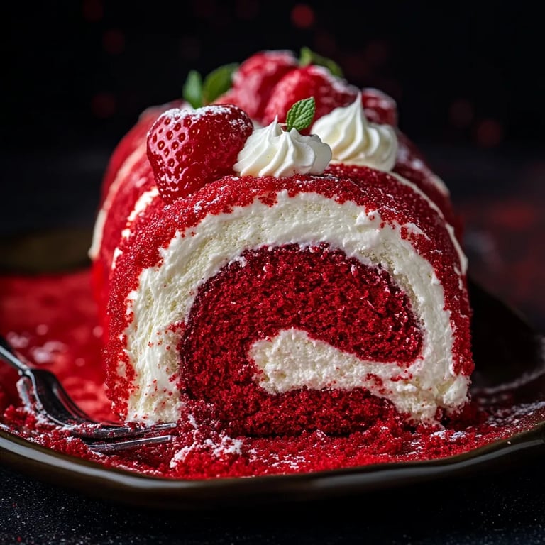 Red Velvet Cake Roll