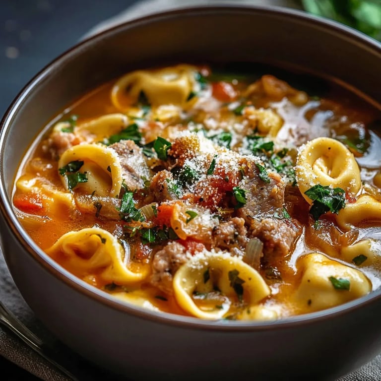 Autumn Tortellini Soup With Sausage: An Incredible Ultimate Recipe
