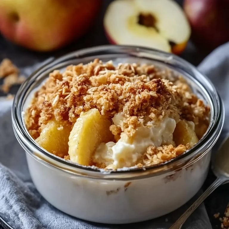 Bratapfel Apfel Crumble