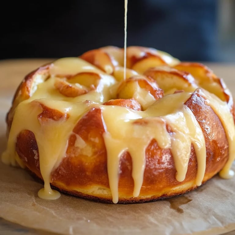 Bratapfel mit Marzipan Füllung