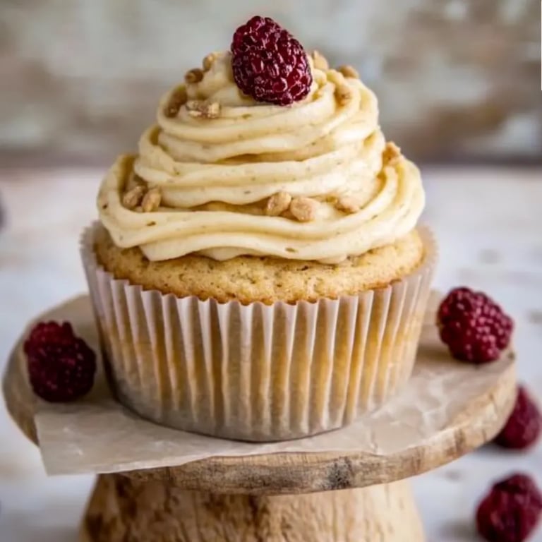 Gebrannte-Mandel-Cupcakes