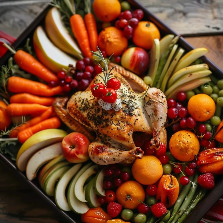 Adorable Turkey Veggie Tray