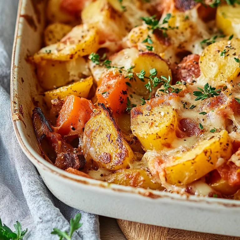 Kartoffel-Möhren-Auflauf