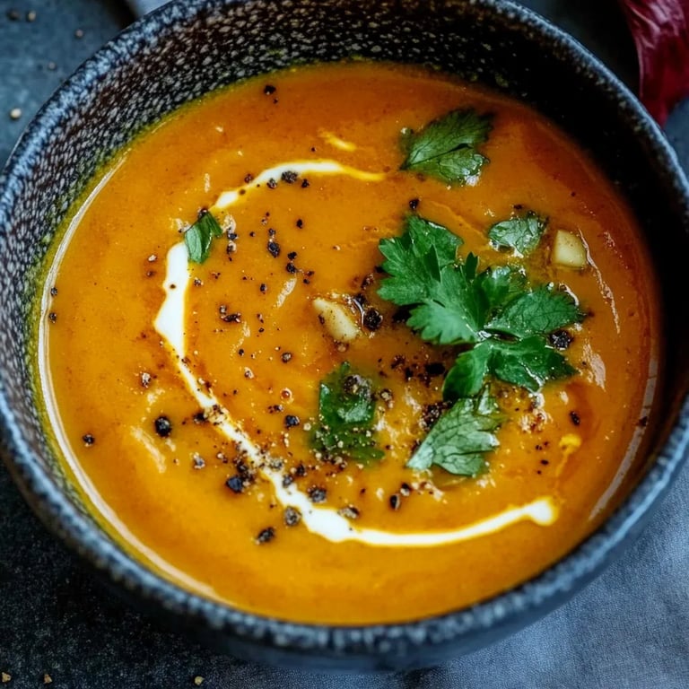 Kürbissuppe mit Kokosmilch