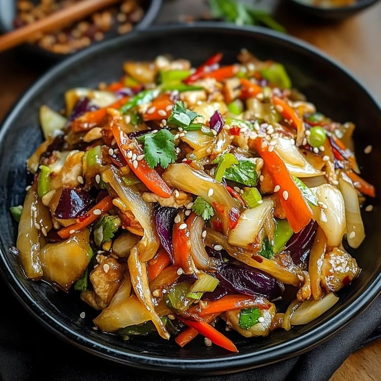 Asiatische Krautpfanne