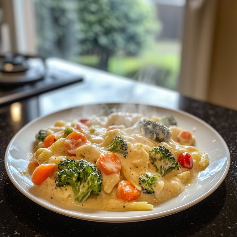Schnelle-und-Einfache One-Pot-Pasta mit Wintergemüse