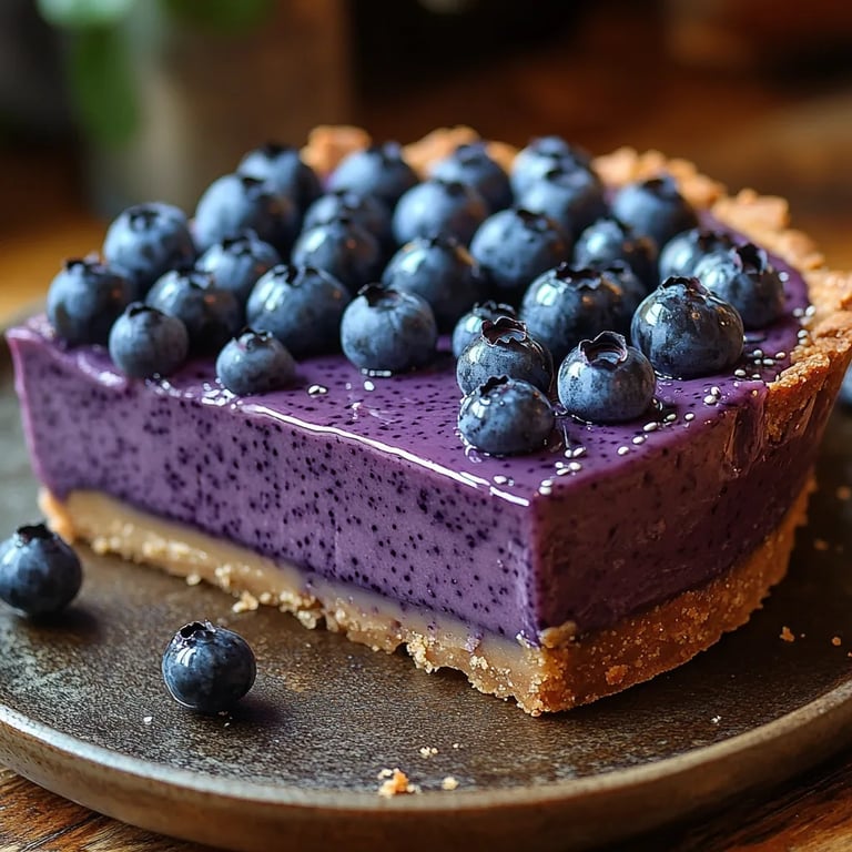 Chia-Blaubeer-Kuchen ohne Backen: Ein Unglaubliches Ultimatives Rezept
