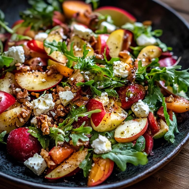 Autumn Harvest Honeycrisp Apple and Feta Salad