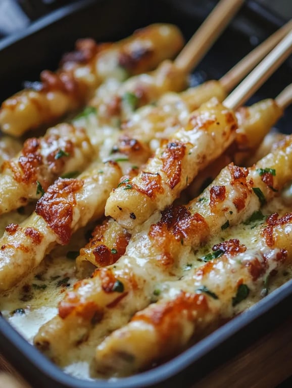 Schupfnudel-Auflauf nach Flammkuchen-Art