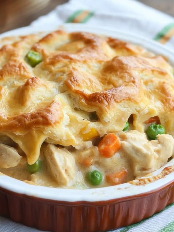 Easy Chicken Pot Pie Casserole